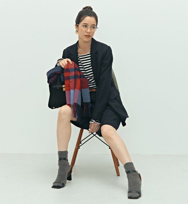 NOLLEY'S「《セットアップ対応》ウォッシャブルウール調ストレッチハーフパンツ」|その他|