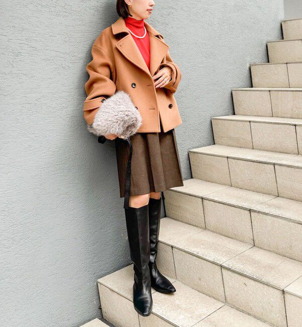 NOLLEY'S「《セットアップ対応》ウォッシャブルウール調ストレッチハーフパンツ」|その他|