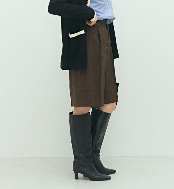 NOLLEY'S「《セットアップ対応》ウォッシャブルウール調ストレッチハーフパンツ」|その他|