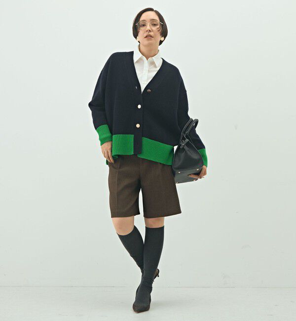 NOLLEY'S「《セットアップ対応》ウォッシャブルウール調ストレッチハーフパンツ」|その他|