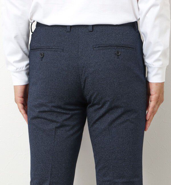NOLLEY'S goodman「《ビジカジ対応》ハイゲージ 撚り杢 ツイルスリムフィット 25AW」|チノ|