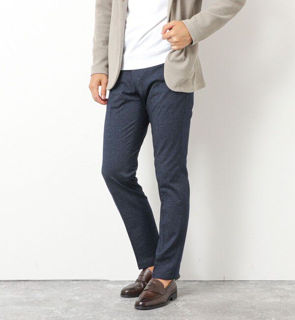 NOLLEY'S goodman「《ビジカジ対応》ハイゲージ 撚り杢 ツイルスリムフィット 25AW」|チノ|