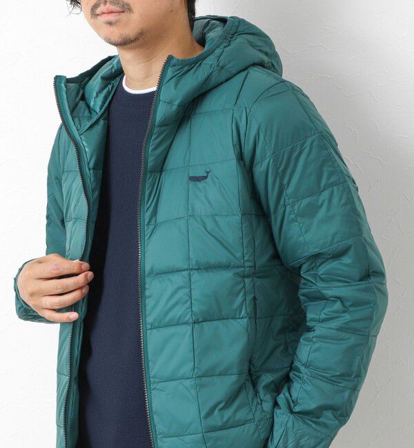 NOLLEY'S goodman「【TAION/タイオン】別注 クジラ刺繍HOOD W-ZIP DOWN JKT 25AW」|ダウン|グリーン系その他