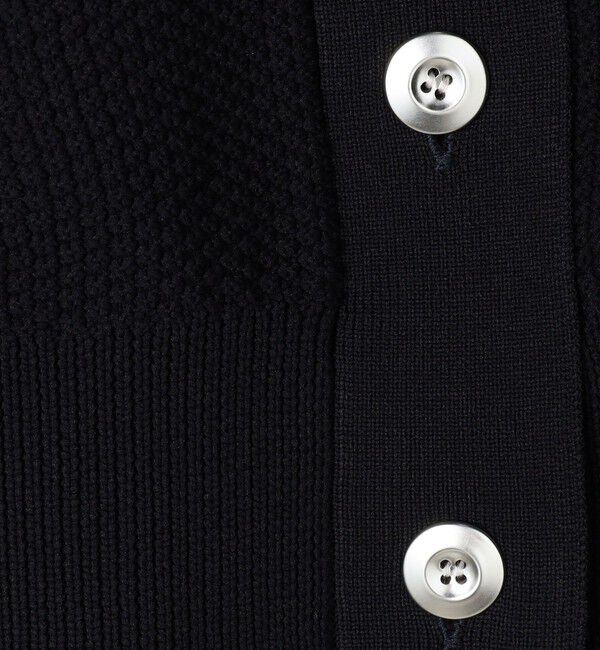 NOLLEY'S「《手洗い可能》鹿の子編みクルーネックカーディガン」|カーディガン|