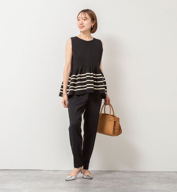 NOLLEY'S「ウォッシャブル麻調スリムパンツ」|その他|