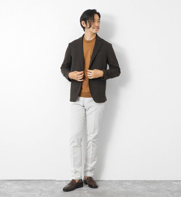 NOLLEY'S goodman「《ビジカジ対応》シルケットスムースドレスL/S Tシャツ 25AW」|Tシャツ・カットソー|