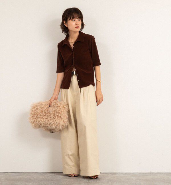 MAQWEL「【MAQWEL/マクウェル】ウォッシャブルタックワイドパンツ」|その他|