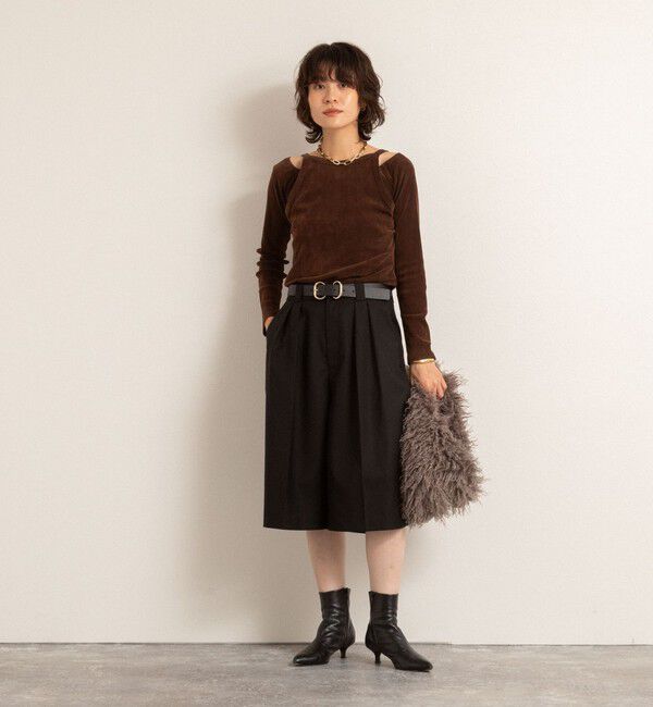 MAQWEL「【MAQWEL/マクウェル】ウォッシャブルバミューダパンツ」|その他|