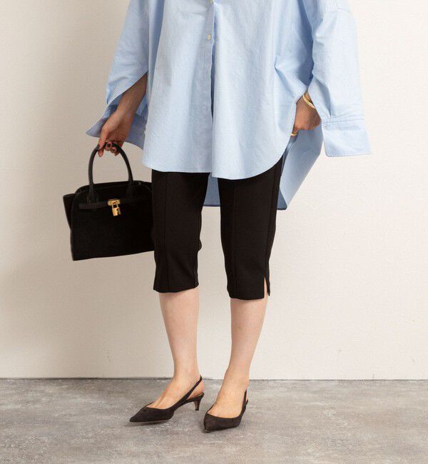 MAQWEL「【MAQWEL/マクウェル】ウォッシャブルカプリジョーゼットパンツ」|その他|