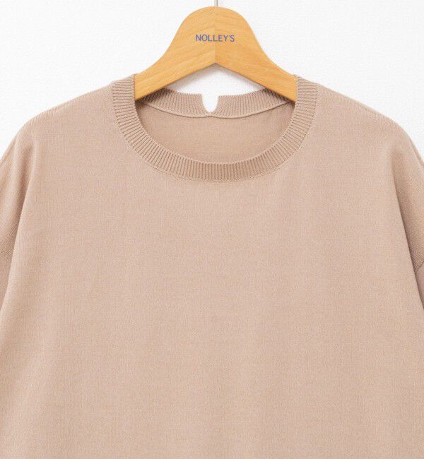 NOLLEY'S「《手洗い可能》《アンサンブル対応》バウンドウールクルーネックプルオーバー」|ニット・セーター|