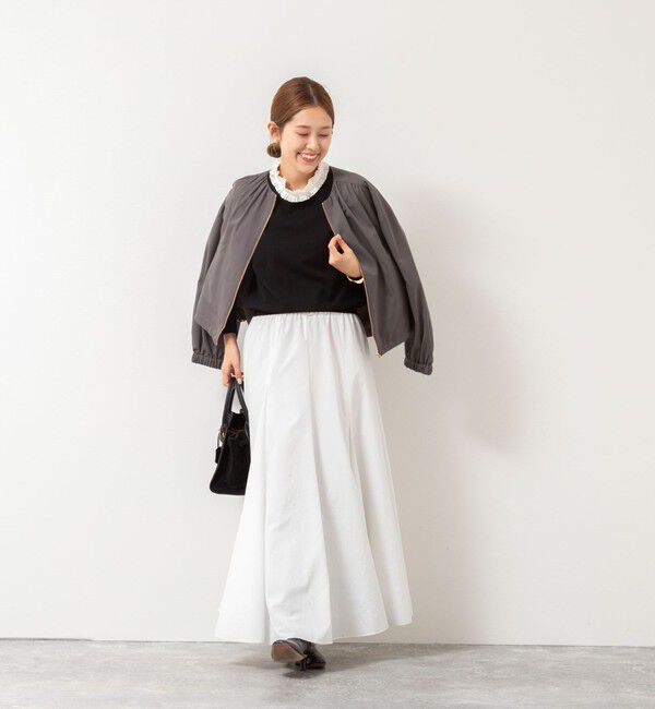 NOLLEY'S「ウォッシャブルジップアップブルゾン」|ブルゾン・スタジャン|