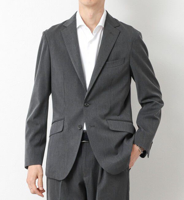 NOLLEY'S goodman「【ビジカジ/セットアップ対応】ACTIVE SETTER ウォッシャブル ストレッチジャケット 25AW」|テーラードジャケット|ミディアムグレー