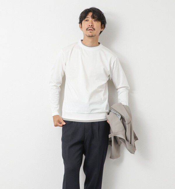 NOLLEY'S goodman「ハイゲージ スーピマコットン ダブルカラーTee 25AW」|Tシャツ・カットソー|