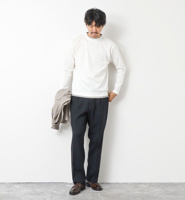 NOLLEY'S goodman「ハイゲージ スーピマコットン ダブルカラーTee 25AW」|Tシャツ・カットソー|