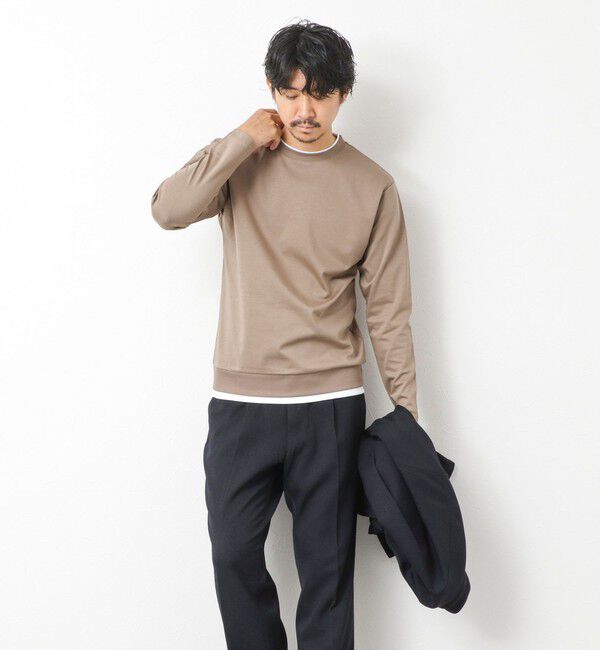 NOLLEY'S goodman「ハイゲージ スーピマコットン ダブルカラーTee 25AW」|Tシャツ・カットソー|