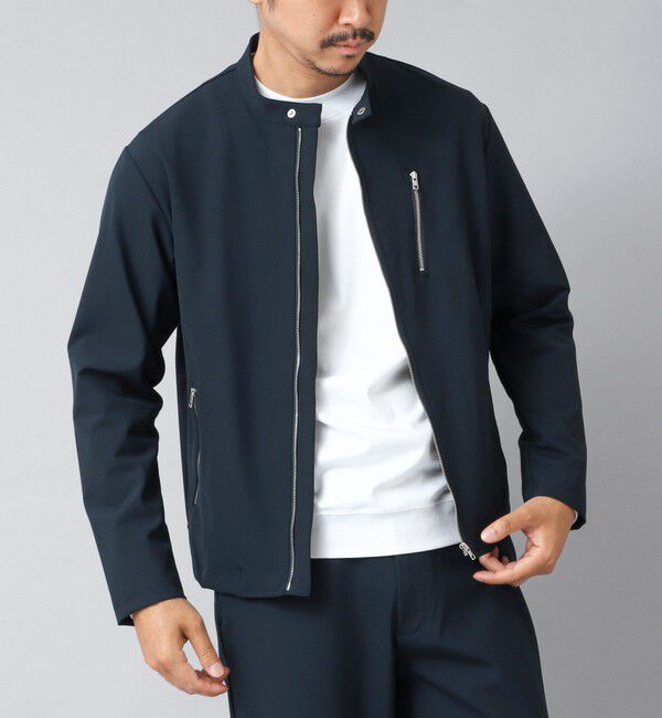 NOLLEY'S goodman「【ACTIVE SECT】《限定展開》ハイストレッチシングルライダース 25AW」|ブルゾン・スタジャン|