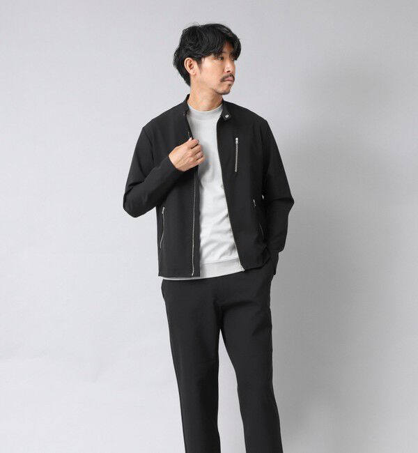 NOLLEY'S goodman「【ACTIVE SECT】《限定展開》ハイストレッチシングルライダース 25AW」|ブルゾン・スタジャン|