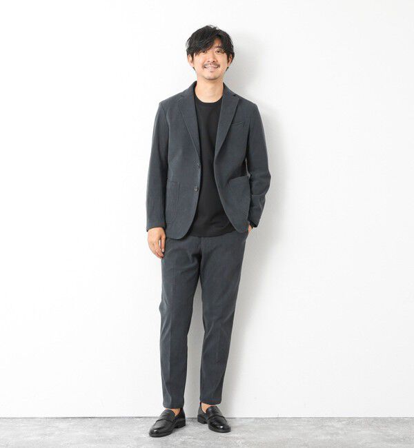 NOLLEY'S goodman「《ビジカジ対応》超長綿ハイゲージシルケット ポンチドレスCN ロンT 25AW」|Tシャツ・カットソー|