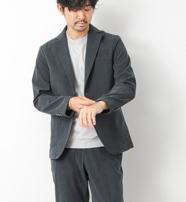 NOLLEY'S goodman「《ビジカジ/セットアップ対応》トリコットコーデュロイ ストレッチ イージーJK 25AW」|テーラードジャケット|