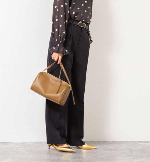 NOLLEY'S「ウォッシャブルウール調愛されセミワイドパンツ」|その他|