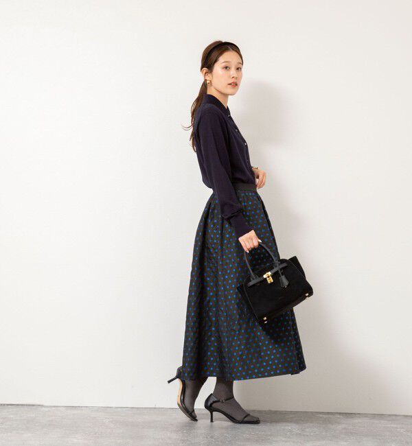 NOLLEY'S「《手洗い可能》16Gマレー襟付きカーディガン」|カーディガン|