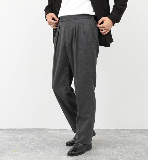 NOLLEY'S goodman「SOLOTEX ストレッチサキソニー NSN2タックスラックス 25AW」|スラックス|