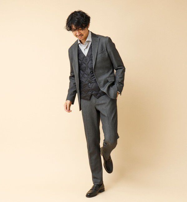 NOLLEY'S goodman「【TAION/タイオン】SINGLE SNAP BUTTON DOWN GILET 25AW」|ダウンベスト・ベスト|