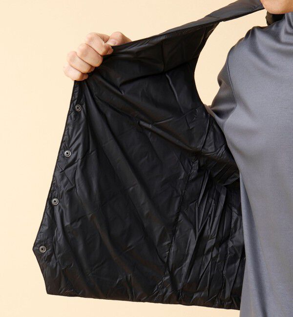 NOLLEY'S goodman「【TAION/タイオン】SINGLE SNAP BUTTON DOWN GILET 25AW」|ダウンベスト・ベスト|