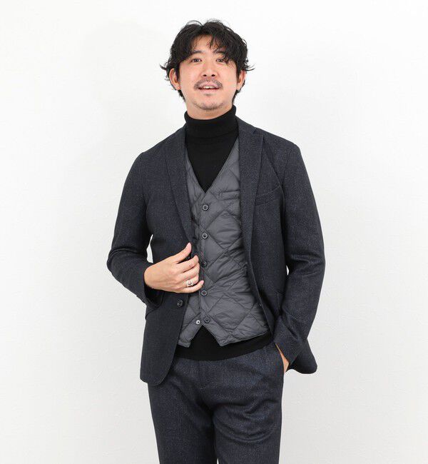 NOLLEY'S goodman「【TAION/タイオン】SINGLE SNAP BUTTON DOWN GILET 25AW」|ダウンベスト・ベスト|