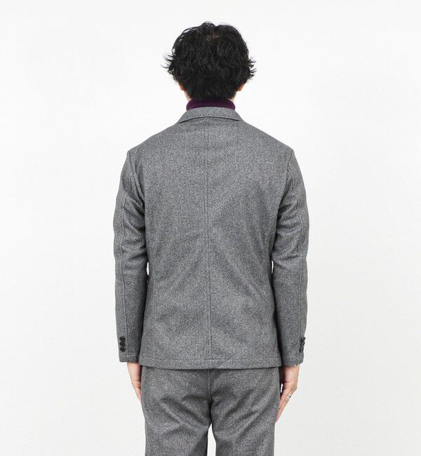 NOLLEY'S goodman「《セットアップ対応》【Active Jersey】ホームスパン ストレッチイージーJK」|テーラードジャケット|