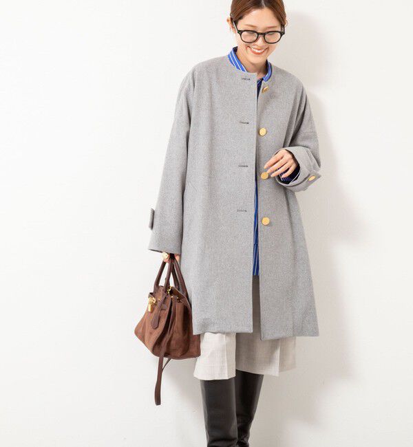 NOLLEY'S「【Traditional WeatherWear/トラディショナルウェザーウェア】MALTON NO COLLAR」|ノーカラーコート|