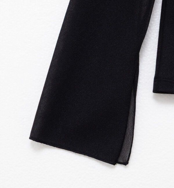 NOLLEY'S sophi「ウォッシャブルシアーオーガンジータートルネック」|Tシャツ・カットソー|