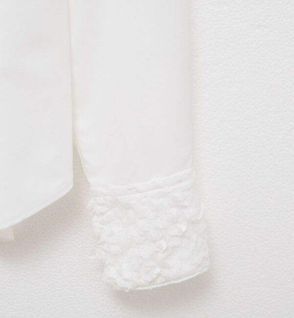 NOLLEY'S「ウォッシャブル3Dレース襟2WAYシャツ」|シャツ・ブラウス|