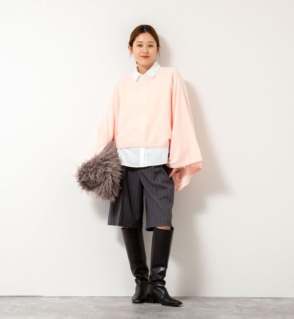 NOLLEY'S「ウォッシャブル3Dレース襟2WAYシャツ」|シャツ・ブラウス|