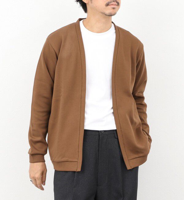 NOLLEY'S goodman「【ACTIVE SECT】《限定展開》接結ボタンレスカーディガン 25AW」|カーディガン|