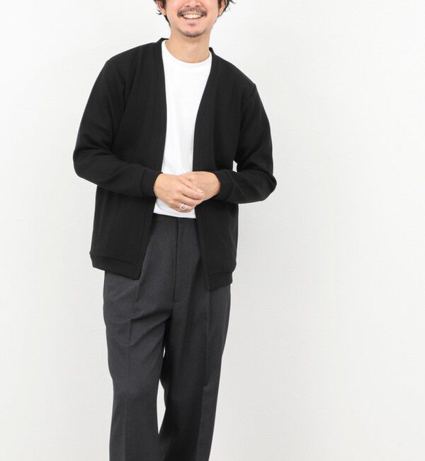 NOLLEY'S goodman「【ACTIVE SECT】《限定展開》接結ボタンレスカーディガン 25AW」|カーディガン|