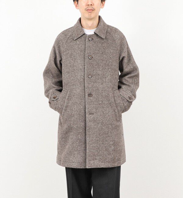 NOLLEY'S goodman「《ビジカジ対応》尾州ビーバーステンカラーコート 25AW」|ステンカラーコート|