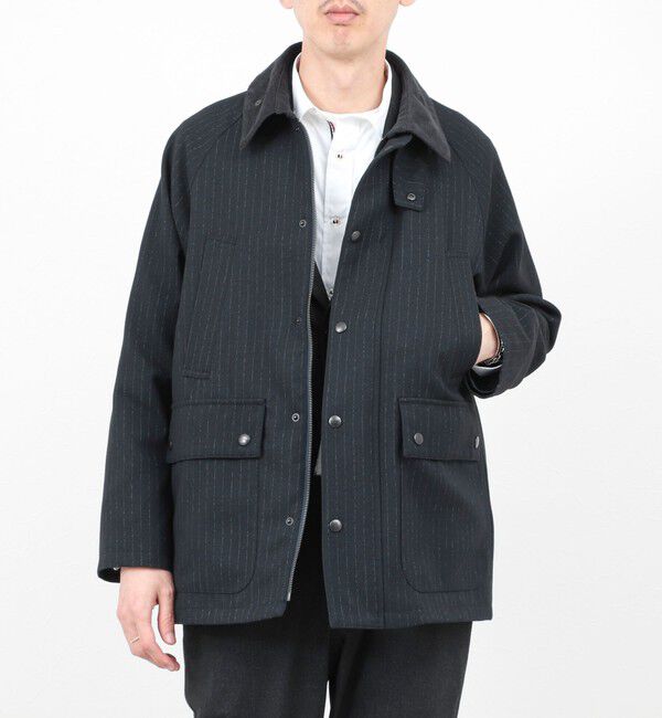 NOLLEY'S goodman「《ビジカジ対応》【TECHTWEED】【SORONA】中綿ユーティリティジャケット 25AW」|ブルゾン・スタジャン|