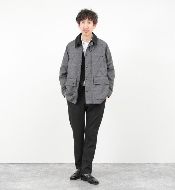 NOLLEY'S goodman「《ビジカジ対応》【TECHTWEED】【SORONA】中綿ユーティリティジャケット 25AW」|ブルゾン・スタジャン|