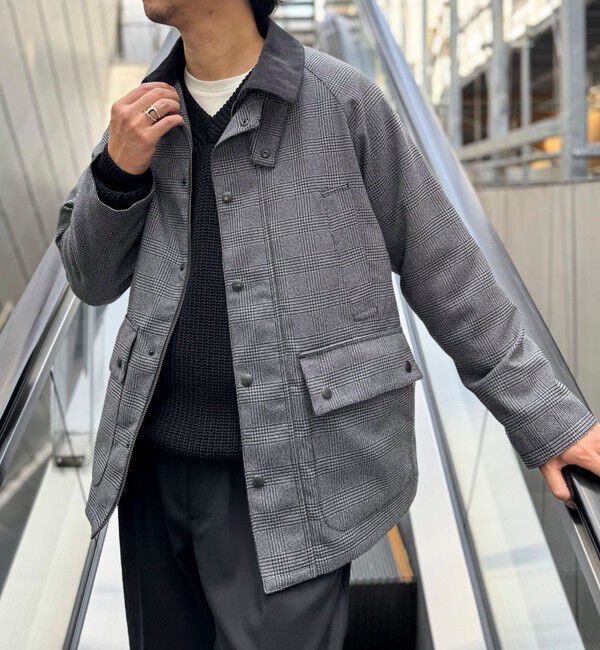 NOLLEY'S goodman「《ビジカジ対応》【TECHTWEED】【SORONA】中綿ユーティリティジャケット 25AW」|ブルゾン・スタジャン|