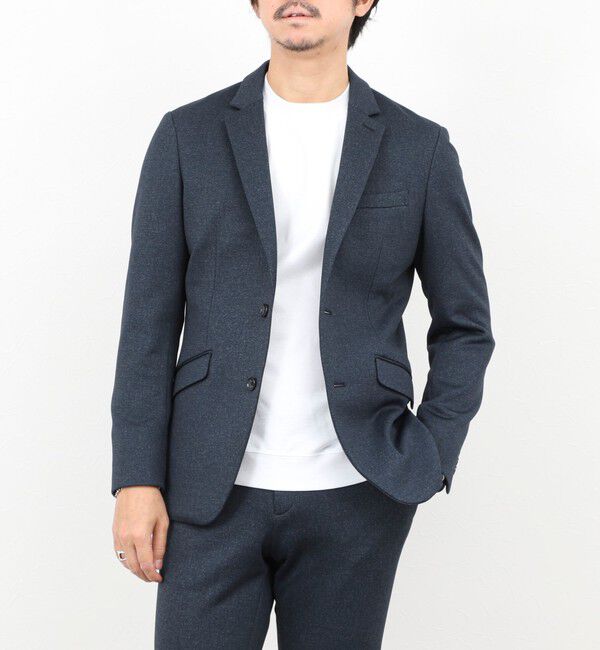 Stutostein「《ビジカジ/セットアップ対応》CORDURA 裏起毛ウォッシャブルストレッチジャケット 25AW」|テーラードジャケット|