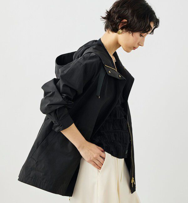 NOLLEY'S「【WEB＆一部店舗限定色アイテム】ウォッシャブル2WAY撥水フーテッドブルゾン」|ブルゾン・スタジャン|