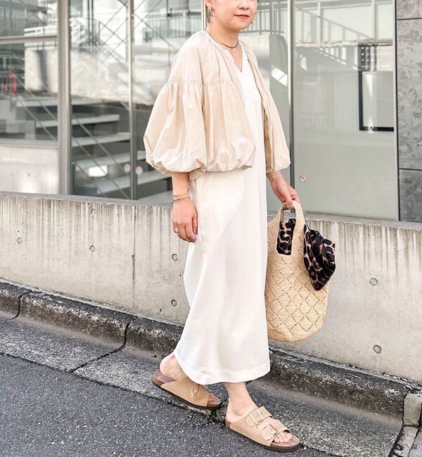 NOLLEY'S「ウォッシャブル撥水ポケッタブルボリュームブルゾン」|ブルゾン・スタジャン|