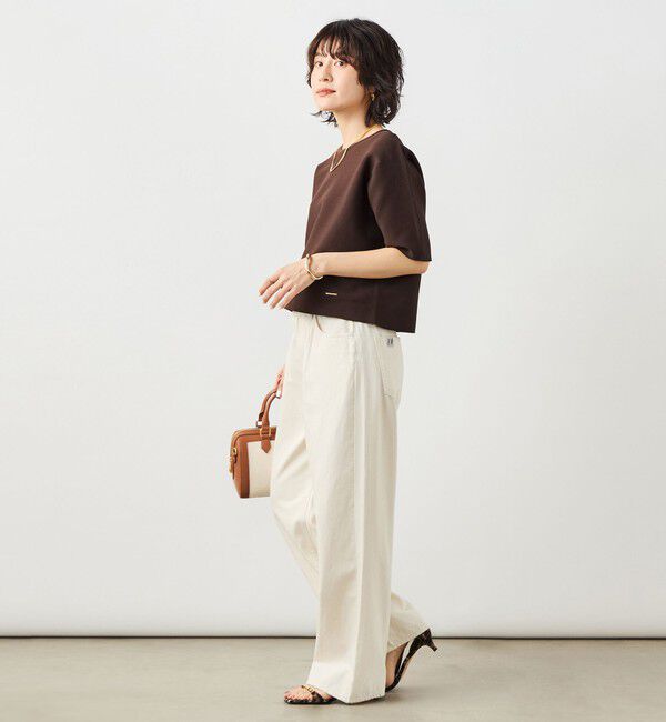 NOLLEY'S「《手洗い可能》ホールガーメントニットＴ」|ニット・セーター|