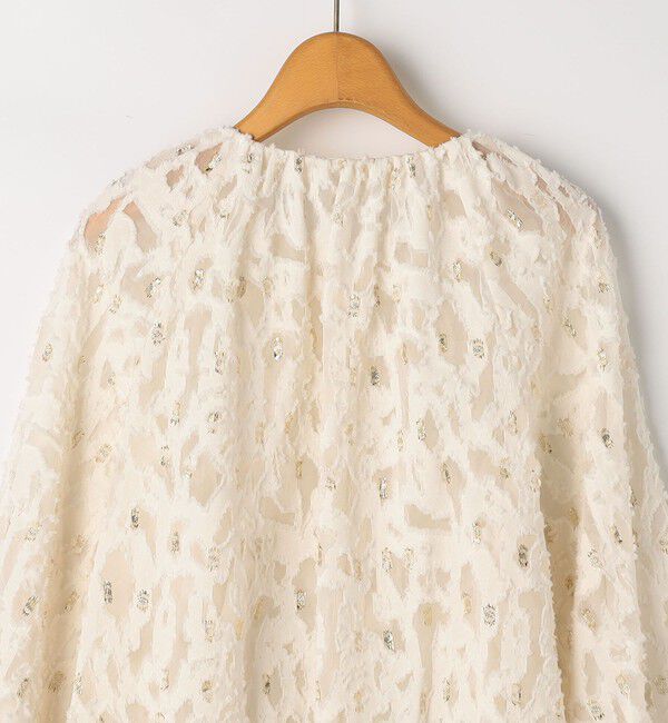 NOLLEY'S「《セットアップ対応》【KIRYU】ウォッシャブルラメジャガードブルゾン」|ブルゾン・スタジャン|