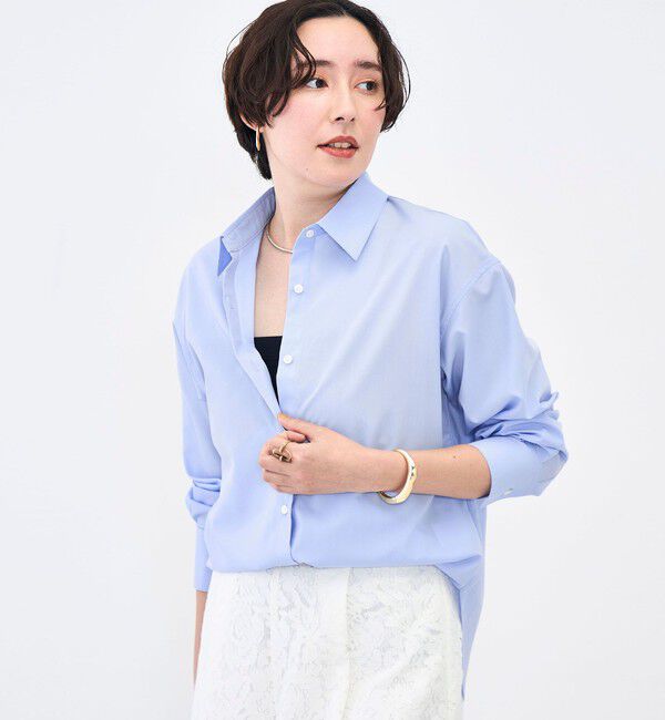 NOLLEY'S「ウォッシャブルベーシックシャツ」|シャツ・ブラウス|