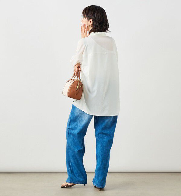 NOLLEY'S sophi「ウォッシャブルトリアセドレープシャツ」|シャツ・ブラウス|