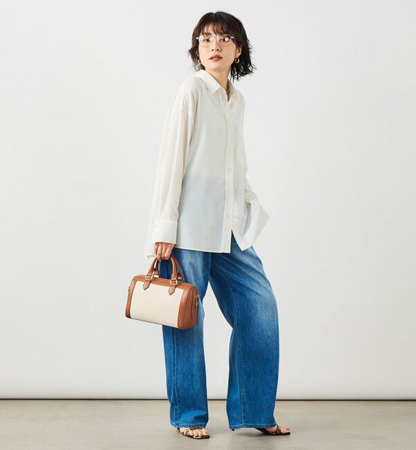 NOLLEY'S sophi「ウォッシャブルトリアセドレープシャツ」|シャツ・ブラウス|