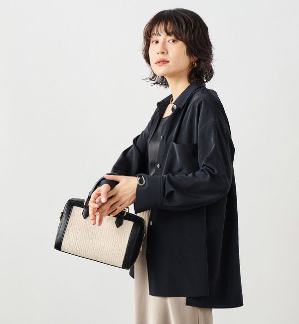 NOLLEY'S sophi「ウォッシャブルトリアセドレープシャツ」|シャツ・ブラウス|