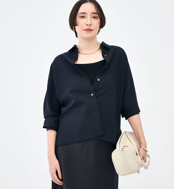 NOLLEY'S sophi「NEW morisachi《セットアップ対応》ウォッシャブルストレッチツイルドルマンシャツ」|シャツ・ブラウス|